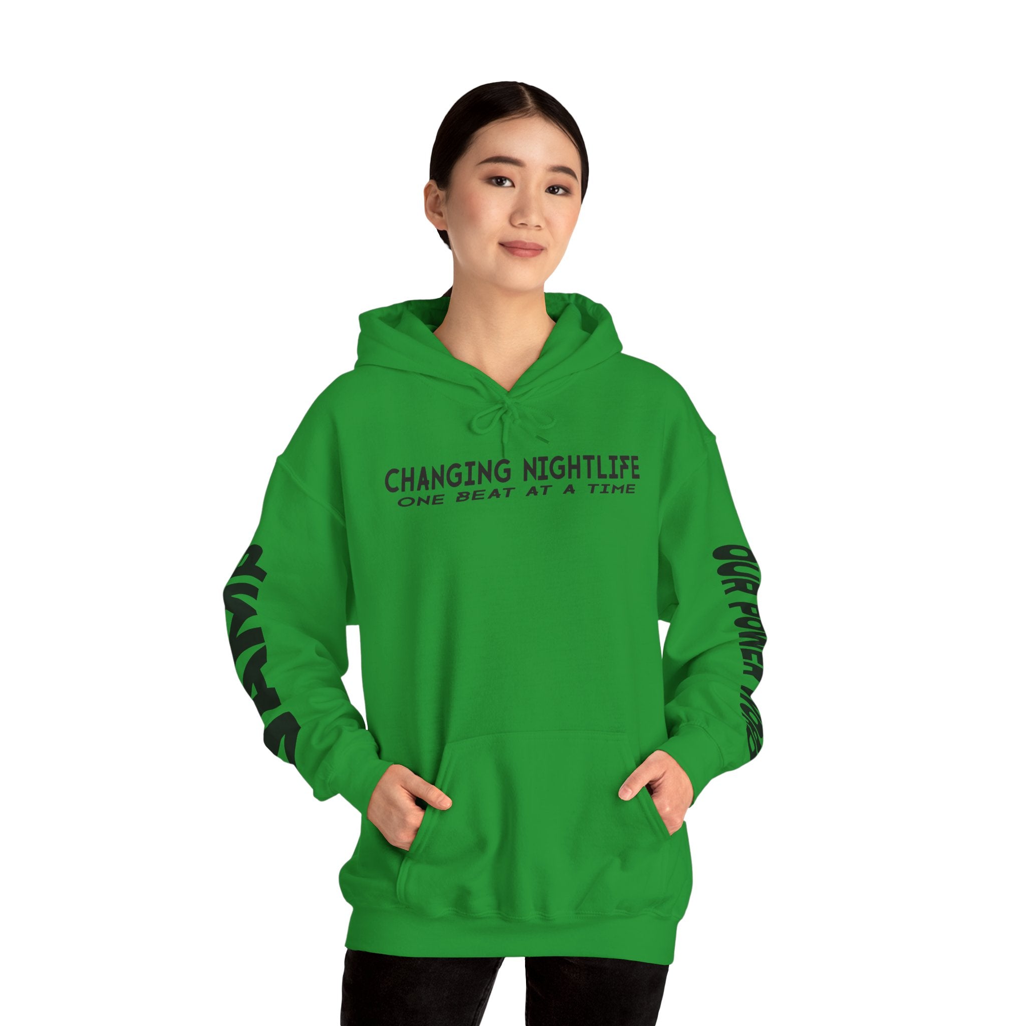 "Nightlife Elements" Customizable Unisex Heavy Blend Hoodie β Personalize w/Power Word